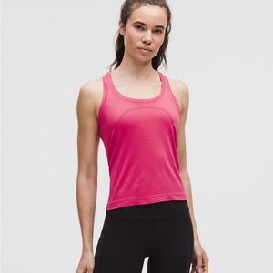 Lululemon Athletica Vibrant Pink Swiftly Racelength Tank Top